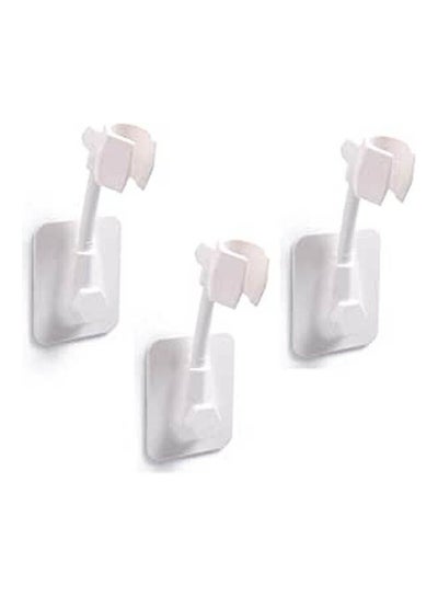 Buy Shower Head Holder 3 Pcs White in Egypt