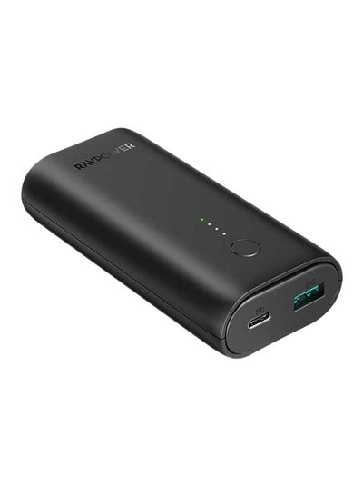 Buy 10000.0 mAh PD Portable Power Bank Black in Saudi Arabia