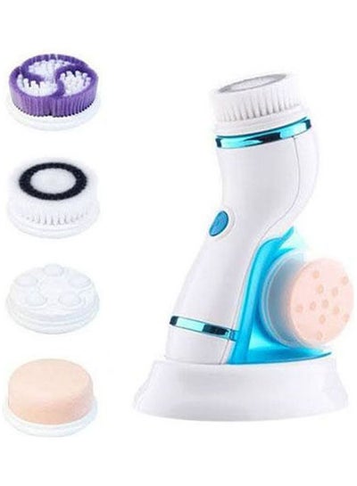 اشتري 4 In 1 Facial Cleaning Brush White في مصر
