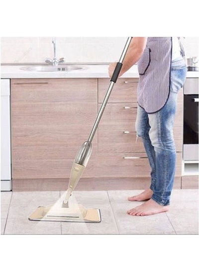 اشتري 2 in 1 Mop with Steam Cleaning Beige 35*28.5*11.5cm في مصر