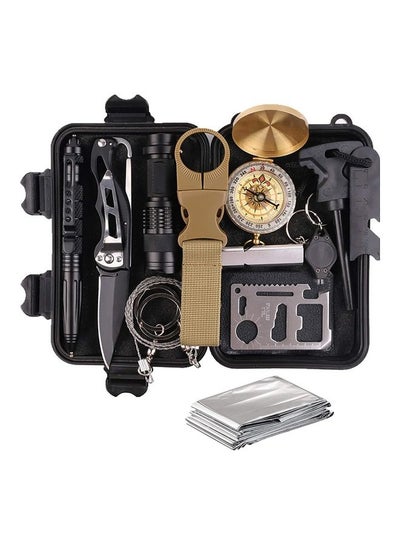 Buy 14-Piece Professional Survival Gear Equipment Tools Set in Saudi Arabia