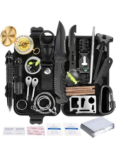 Buy 35-Piece Professional Survival Gear Equipment Tools Set 17x10x5cm in Saudi Arabia