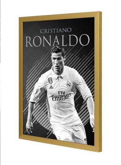 Buy Ronaldo Wall Art Frame Multicolour 33x43cm in Saudi Arabia