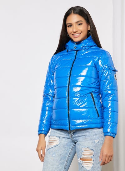 Buy Hoodie Jacket Blue in Saudi Arabia