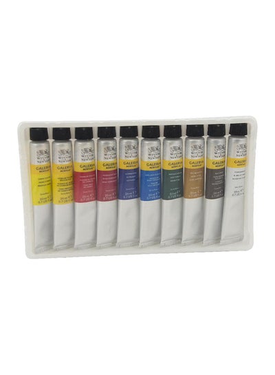 Buy 10-Piece Galeria Acrylic Paint Tube Set Multicolour in Saudi Arabia