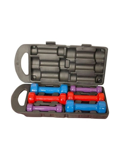 Buy Dumbbell set for weight lifting exercises 6 kg with bag 6kg in Saudi Arabia