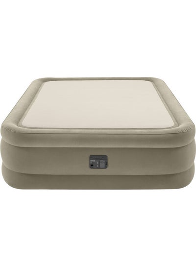 Buy Thermalux Airbed Dura Beam Deluxe Series Queen Size PVC White/Light Grey 152 X 203 X 51cm in UAE