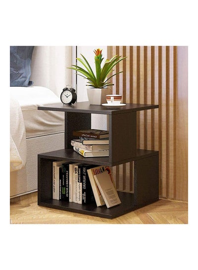 Buy Wood End Table Black 40x40x43cm in Egypt