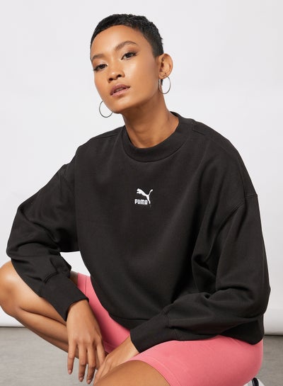 Buy Classics Oversized Sweatshirt Black in Egypt