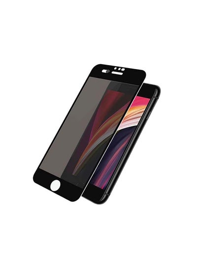 Buy Privacy Tempered Glass Screen Guard For Apple iPhone 7 Black in Egypt