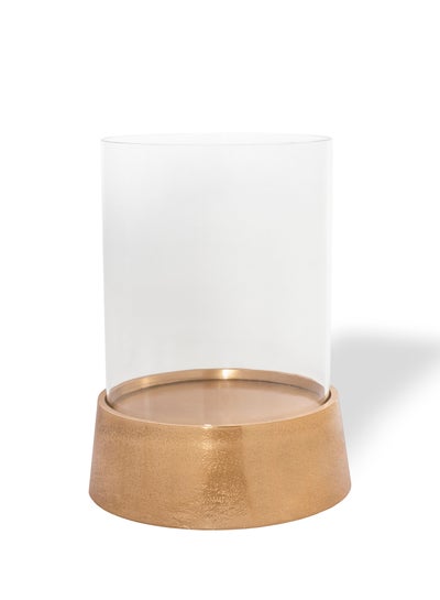 Buy Trendy Metal Candle Holder Unique Luxury Quality Scents For The Perfect Stylish Home GG-002 S/G Antique 20x20x26.5cm in Saudi Arabia