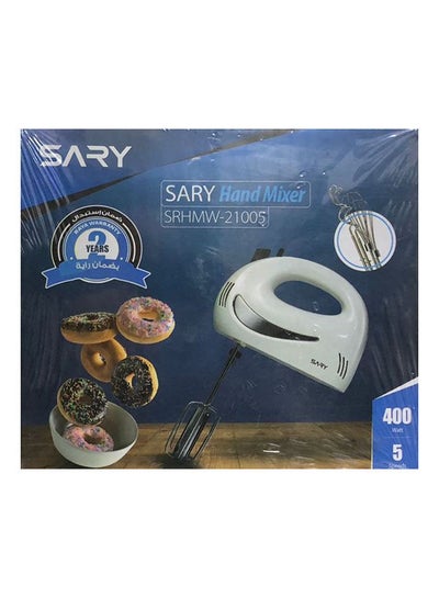 Buy Hand Mixer 400.0 W SRHMW-21005 White in Egypt