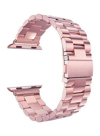 Buy Bracelet Stainless Steel For Apple Watch 42 MM Gold in Egypt