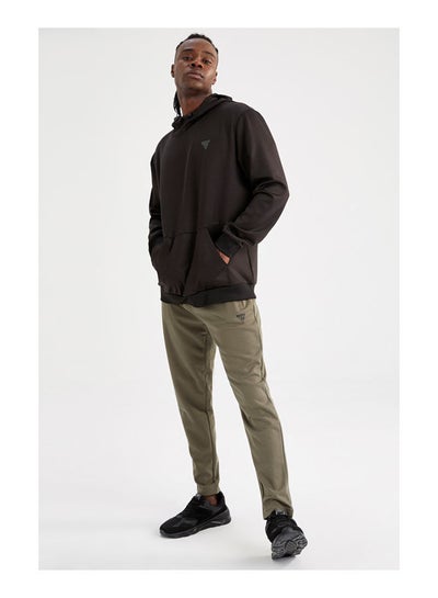 Buy Basic Mid-Rise Joggers Light Khaki in Egypt