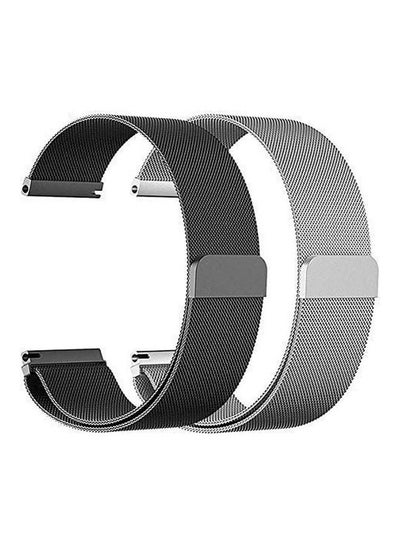 Buy Magntiec Band For Samsung Galaxy Watch 3 45 Black-Silver in Egypt