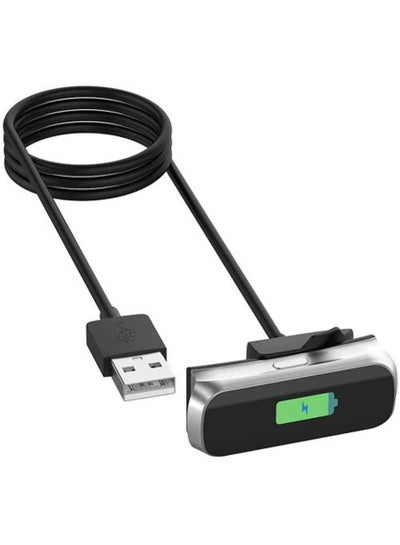 Buy Charing Dock With USB Cable Stand For Samsung Galaxy Smart Fitness Watch Black in Egypt