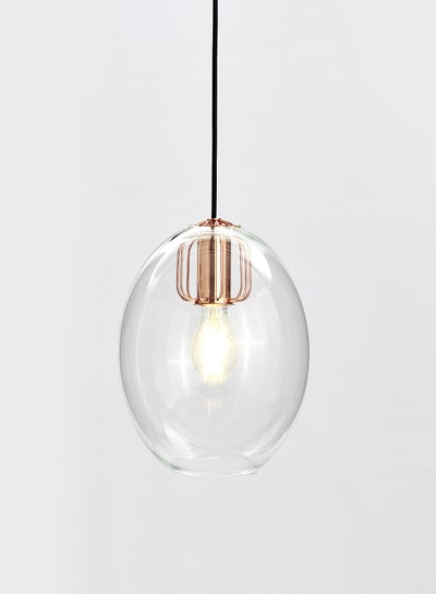 Buy Decorative Pendant Lamp Unique Luxury Quality Material for the Perfect Stylish Home PL020520 Clear/Brown 24cm in UAE