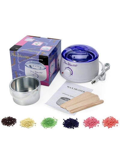 Buy Professional Wax Warmer With 6 Flavors Hard Wax Beans in UAE
