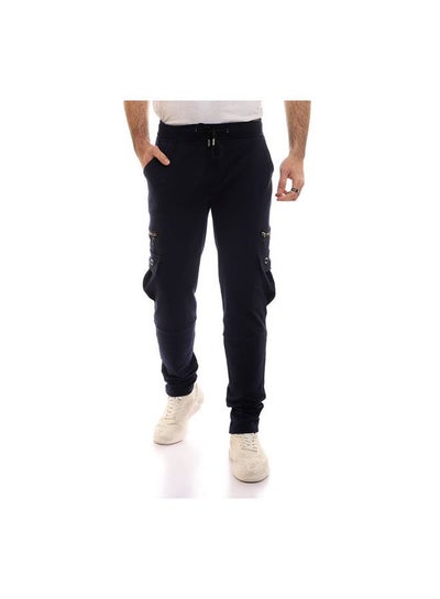 Buy Elastic Waist With  Baggy Sweatpants - Blue in Egypt