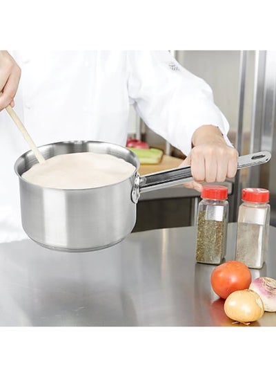 Buy Stainless Steel Saucepan Without Lid Silver 3.5Liters in UAE