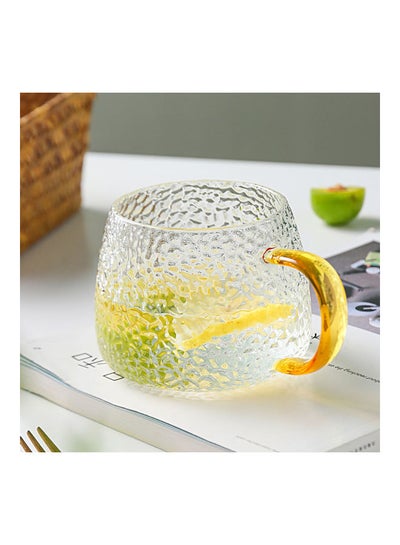 Buy Hammer Glass Pineapple Cup Clear 12x12x8cm in UAE