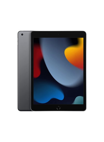Buy iPad 2021 (9th Generation) 10.2-Inch, 256GB, WiFi, 4G LTE, Space Gray With Facetime - Middle East Version in Egypt