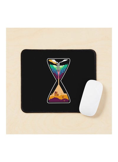 اشتري Sand Clock With Nature Landscape To Protect Earth Against Global Warming Mouse Pad Multicolour في مصر