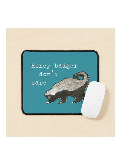 Buy Honey Badger Dont Care Animal Series Mouse Pad Multicolour in Egypt