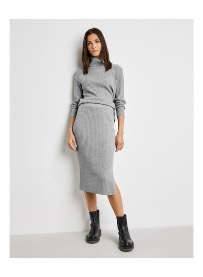 اشتري Knit Skirt grey في مصر