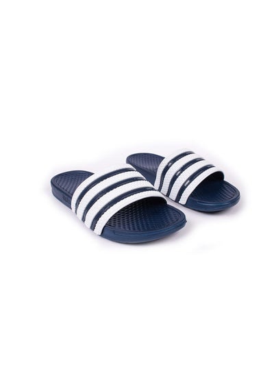 Buy Slide Slipper Bako For Men EVA Navy & White in Egypt