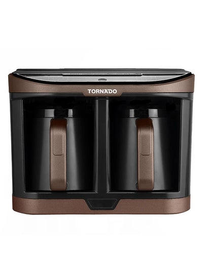 Buy Automatic Turkish Coffee Maker Water Tank 1470 W TCME-100D-PRO Brown x Black in Egypt