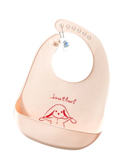 Buy Baby Silicone Bib  With Waterproof Saliva Pocket in UAE