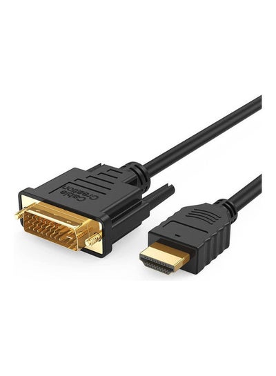 Buy Cablecreation Hdmi To Dvi Cable, Cablecreation 6.6 Feet Hdmi Male To Dvi(24+1) Black in Egypt