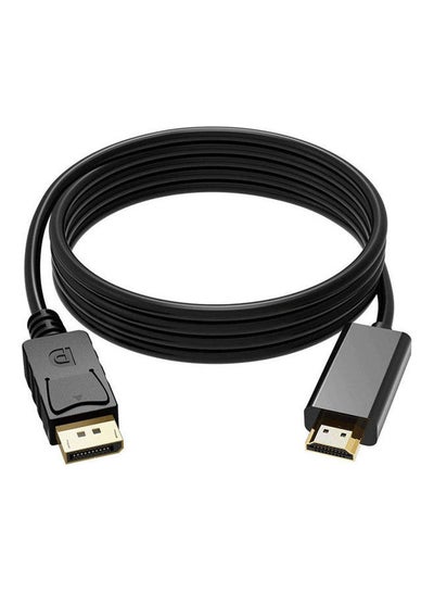 Buy Displayport(Dp) To Hdmi Cable Black in Egypt