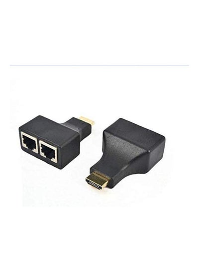 1 Pair Full Hd 1080P 3D Hdmi Extender By Cat5E Cat6 Network Cable