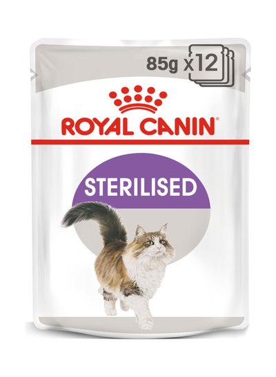 Buy Feline Health Nutrition Sterilised Gravy Multicolour 1020grams in UAE