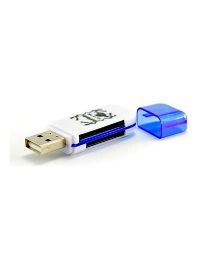 اشتري Memory Card Reader 4 In 1 USB 2.0 All In One Card Reader For Micro SD Multicolour في مصر