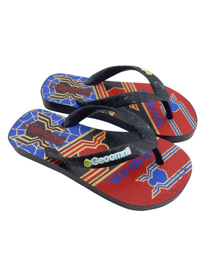 Buy Belch Printed Slip On Slipper Black in Saudi Arabia