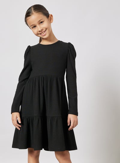 اشتري فستان منتفخ للأطفال/ المراهقين أسود في الامارات
