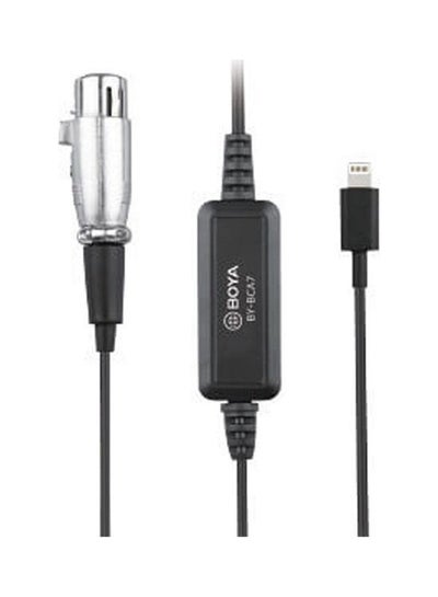 اشتري BY-BCA7 XLR to Lightning connector Microphone Cable Black في مصر