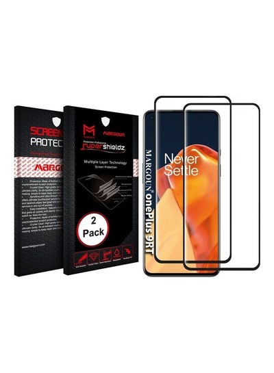 Buy 2-piece Screen Protector HD Tempered Glass for OnePlus 9RT 5G  (6.62inch) Clear in UAE