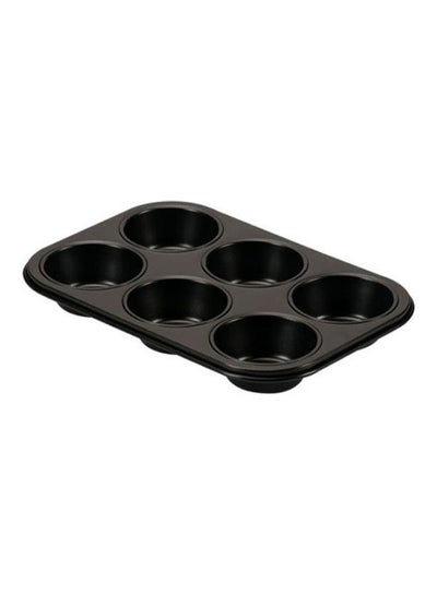 اشتري 6 Muffins Tray Black في مصر