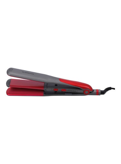 Buy 2-in-1 Hair Straightener for Straight and Wave Hair, Omh4085, Wide Floating Plate Straightener With Adjustable Temperature and 360 Degree Swivel Cord Black / Red 0.52kg in Saudi Arabia