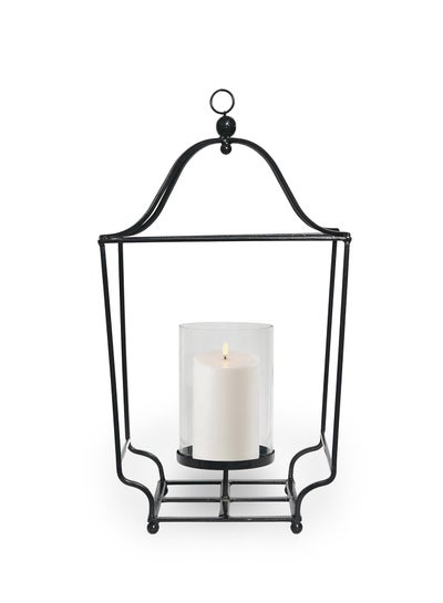 Buy Modern Ideal Design Handmade Lantern Unique Luxury Quality Scents For The Perfect Stylish Home Black 20X19X54cm in UAE