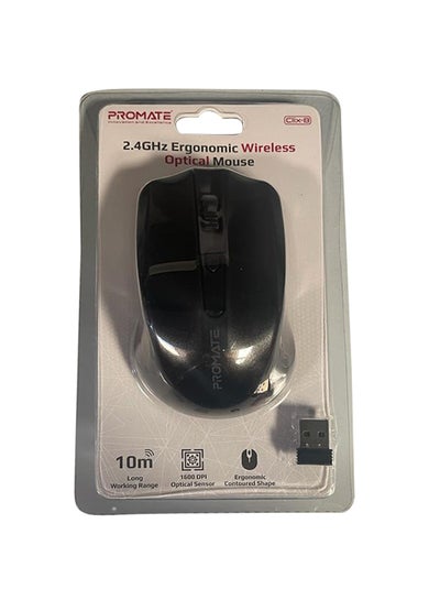 Buy Portable Optical Wireless Mouse Black in UAE