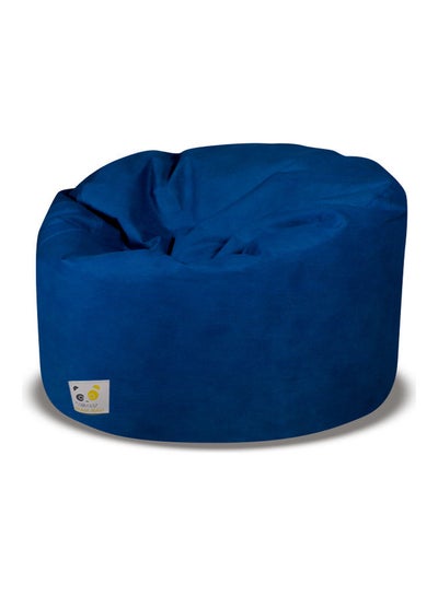 Buy Ultra-Soft Bean Bag Relaxing Chair Blue 80 x 35 x 80cm in Saudi Arabia