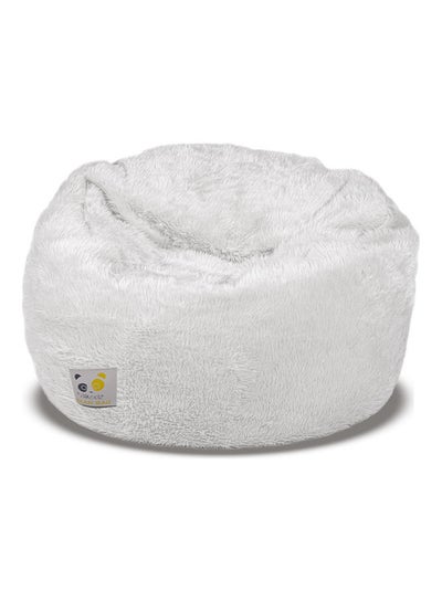 اشتري Ultra-Soft Bean Bag Relaxing Chair White 80 x 35 x 80سم في السعودية