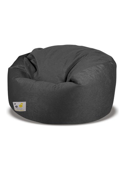 Buy Ultra-Soft Bean Bag Relaxing Chair Grey 120 x 35 x 120cm in Saudi Arabia