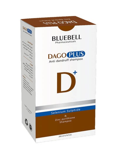 Buy Dago Plus Anti Dandruff Shampoo Multicolour 200ml in Egypt