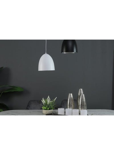 Buy Wyatt Pendant Light White 25x277cm in UAE